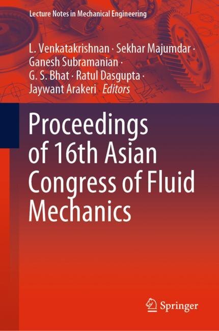 Couverture_Proceedings Of 16th Asian Congress Of Fluid Mechanics