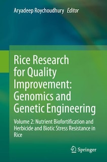 Couverture_Rice Research for Quality Improvement