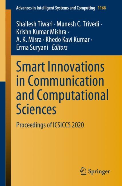 Couverture_Smart Innovations In Communication And Computational Sciences