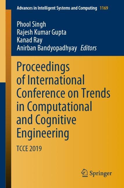 Couverture_Proceedings Of International Conference On Trends In Computational And Cognitive Engineering