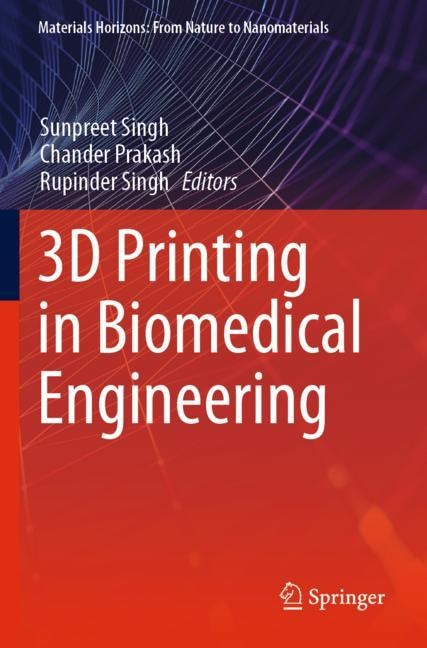 Front cover_3d Printing In Biomedical Engineering