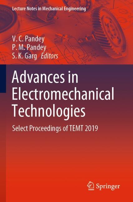 Front cover_Advances In Electromechanical Technologies