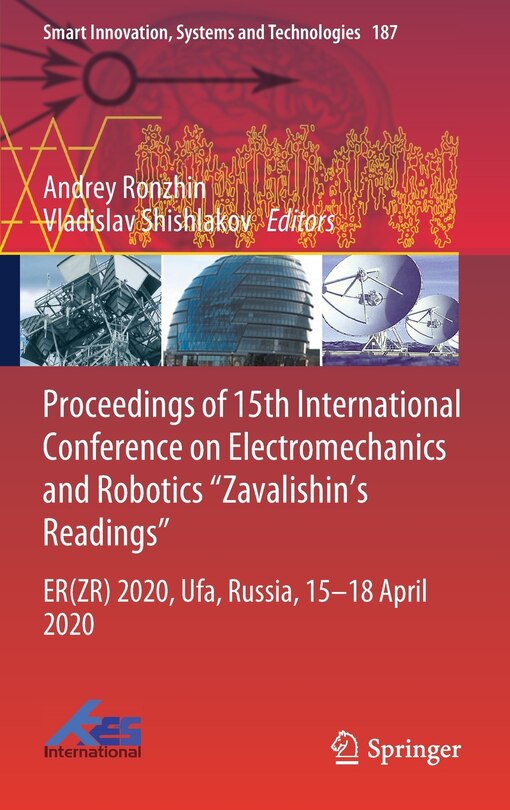 Front cover_Proceedings of 15th International Conference on Electromechanics and Robotics Zavalishin's Readings
