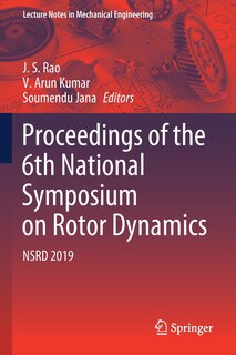 Front cover_Proceedings Of The 6th National Symposium On Rotor Dynamics