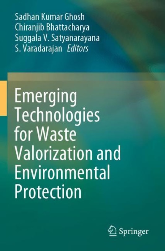 Couverture_Emerging Technologies For Waste Valorization And Environmental Protection