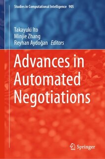 Couverture_Advances In Automated Negotiations