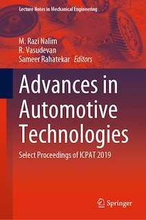 Front cover_Advances In Automotive Technologies