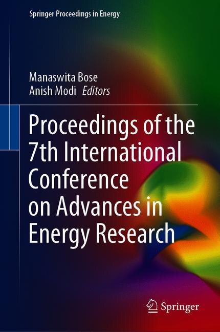 Couverture_Proceedings Of The 7th International Conference On Advances In Energy Research