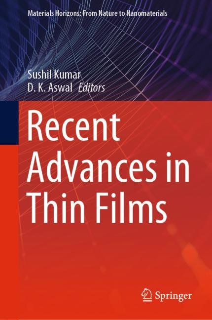 Front cover_Recent Advances In Thin Films