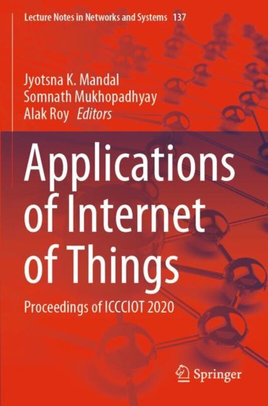 Couverture_Applications Of Internet Of Things