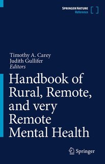 Couverture_Handbook Of Rural, Remote, And Very Remote Mental Health