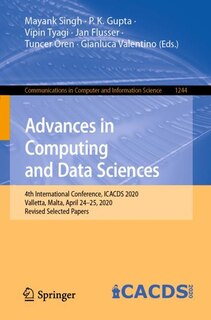 Front cover_Advances in Computing and Data Sciences