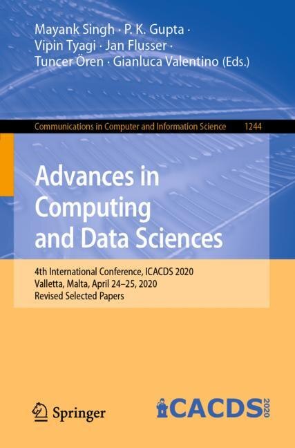 Front cover_Advances in Computing and Data Sciences