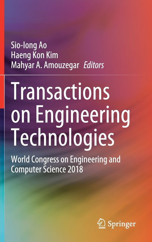 Front cover_Transactions On Engineering Technologies
