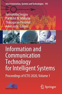 Couverture_Information And Communication Technology For Intelligent Systems