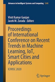 Couverture_Proceedings Of International Conference On Recent Trends In Machine Learning, Iot, Smart Cities And Applications