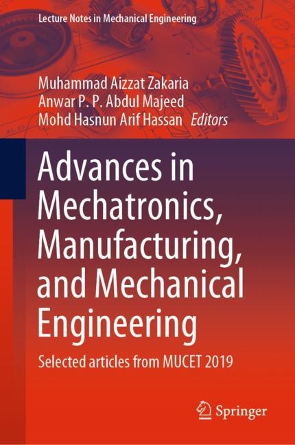 Couverture_Advances In Mechatronics, Manufacturing, And Mechanical Engineering