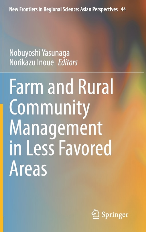 Couverture_Farm And Rural Community Management In Less Favored Areas
