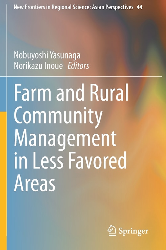 Front cover_Farm And Rural Community Management In Less Favored Areas