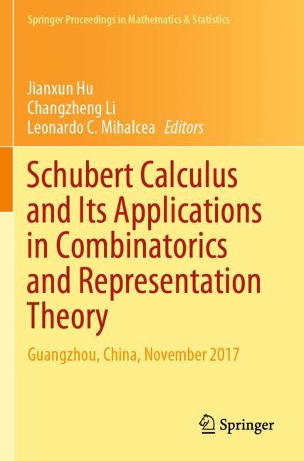 Couverture_Schubert Calculus And Its Applications In Combinatorics And Representation Theory