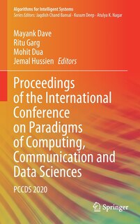 Couverture_Proceedings Of The International Conference On Paradigms Of Computing, Communication And Data Sciences