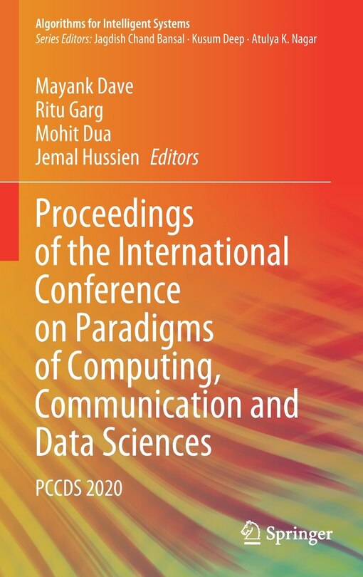 Couverture_Proceedings Of The International Conference On Paradigms Of Computing, Communication And Data Sciences