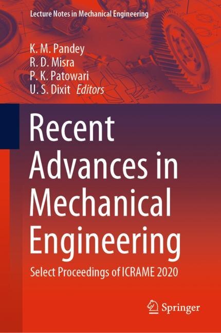 Couverture_Recent Advances In Mechanical Engineering