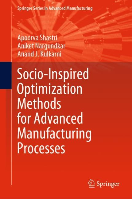 Front cover_Socio-inspired Optimization Methods For Advanced Manufacturing Processes