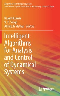 Couverture_Intelligent Algorithms For Analysis And Control Of Dynamical Systems