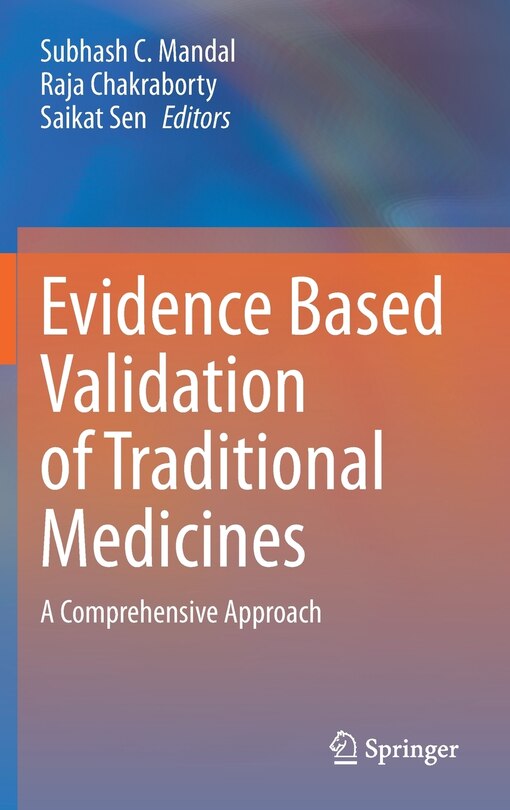Couverture_Evidence Based Validation Of Traditional Medicines