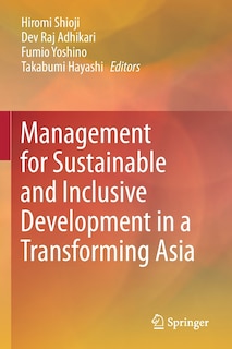 Couverture_Management For Sustainable And Inclusive Development In A Transforming Asia