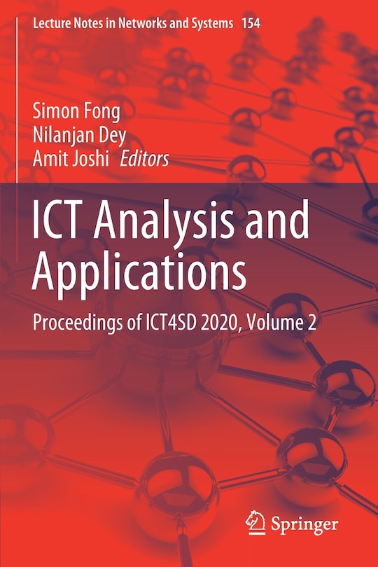 Couverture_Ict Analysis And Applications