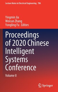 Couverture_Proceedings Of 2020 Chinese Intelligent Systems Conference