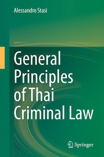 Front cover_General Principles Of Thai Criminal Law