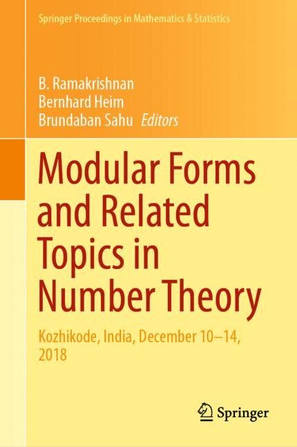 Couverture_Modular Forms And Related Topics In Number Theory