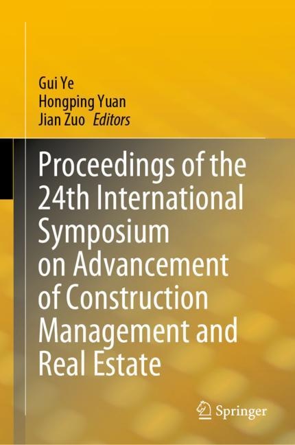 Front cover_Proceedings Of The 24th International Symposium On Advancement Of Construction Management And Real Estate