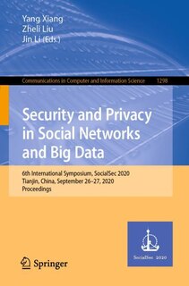 Couverture_Security And Privacy In Social Networks And Big Data