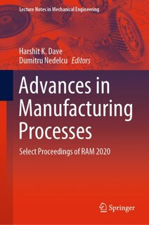 Front cover_Advances In Manufacturing Processes