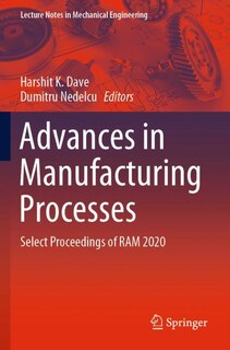 Couverture_Advances In Manufacturing Processes