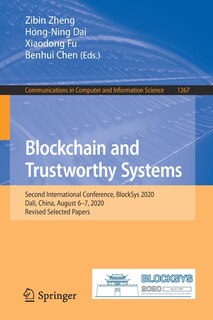 Front cover_Blockchain And Trustworthy Systems