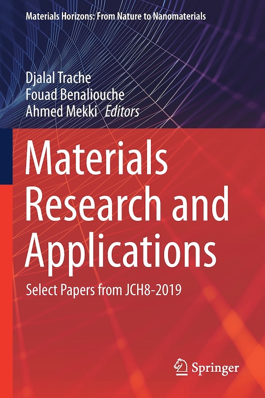 Couverture_Materials Research And Applications