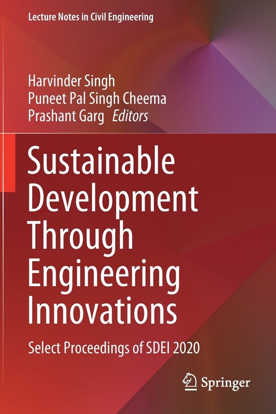 Front cover_Sustainable Development Through Engineering Innovations