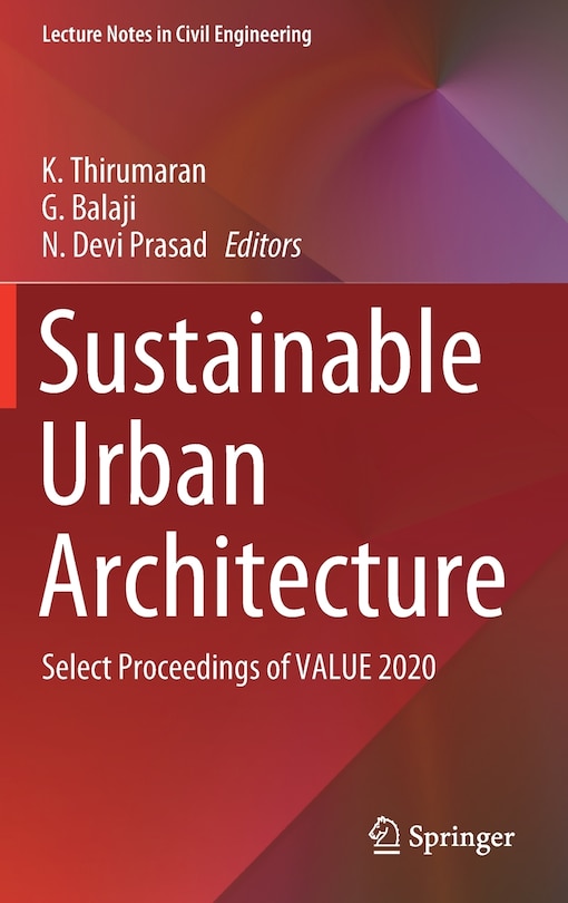 Couverture_Sustainable Urban Architecture
