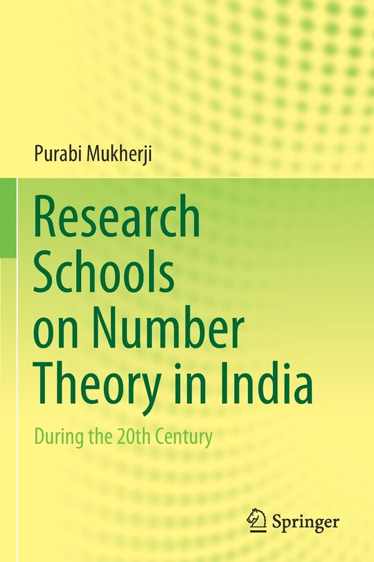 Couverture_Research Schools On Number Theory In India