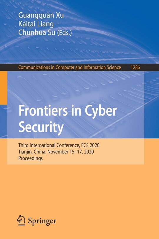 Front cover_Frontiers In Cyber Security