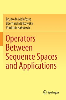 Couverture_Operators Between Sequence Spaces And Applications