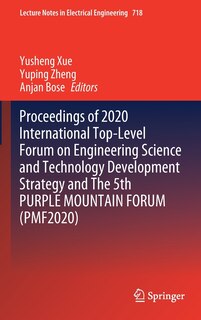 Couverture_Proceedings Of 2020 International Top-level Forum On Engineering Science And Technology Development Strategy And The 5th Purple Mountain Forum (pmf2020)