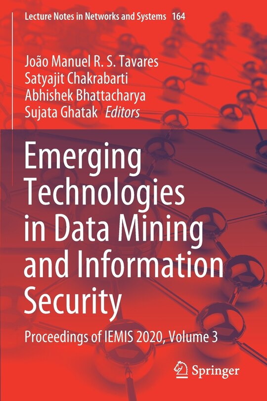 Front cover_Emerging Technologies in Data Mining and Information Security