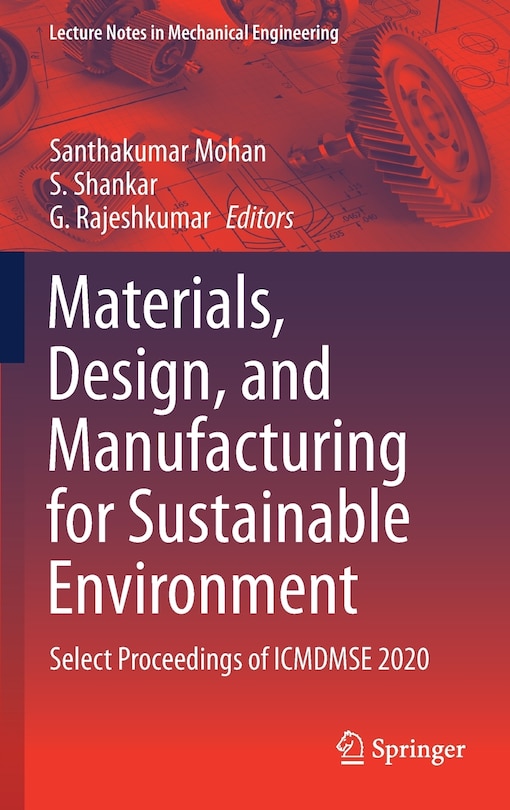 Couverture_Materials, Design, And Manufacturing For Sustainable Environment