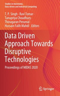 Front cover_Data Driven Approach Towards Disruptive Technologies